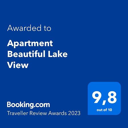 Apartment Beautiful Lake View Bled Kültér fotó